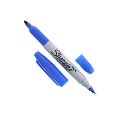 Sharpie Twin Tip Permanent Marker, Blue