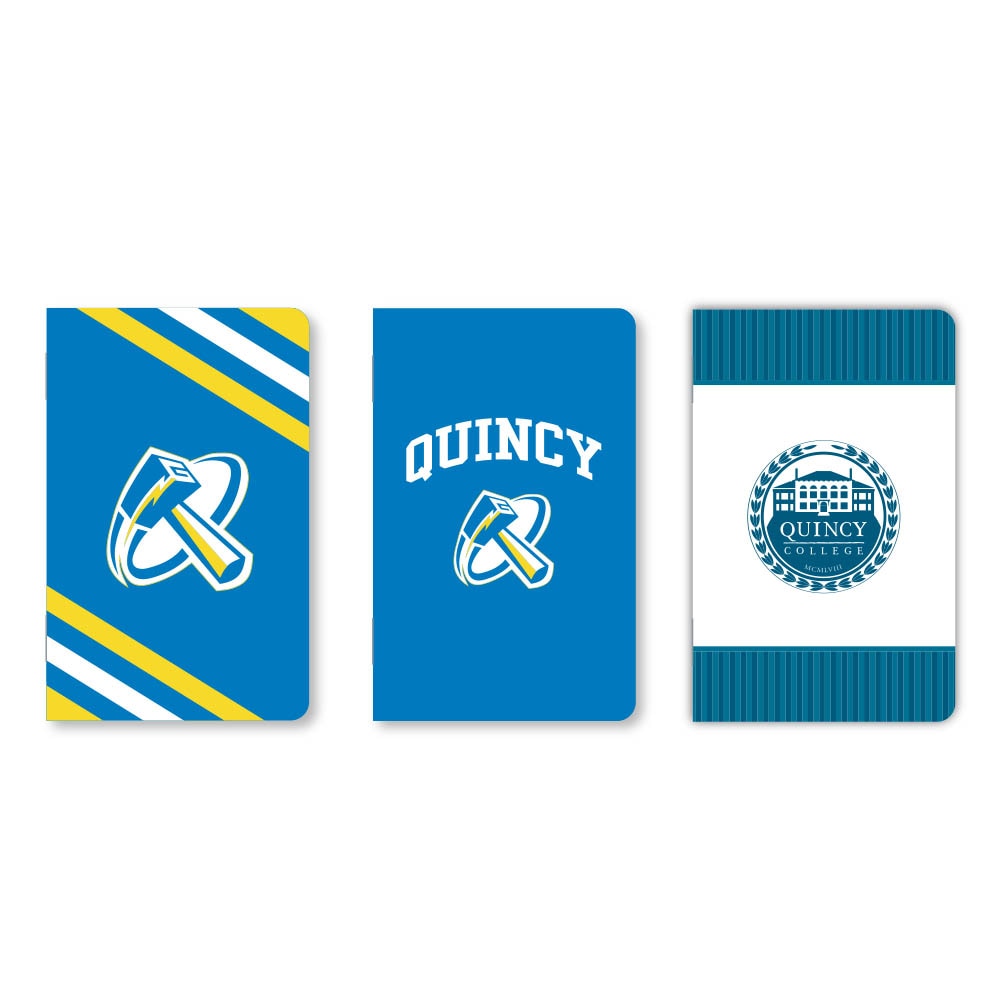 Set of 3 School Spirit Pocket Sized Mini Notebooks