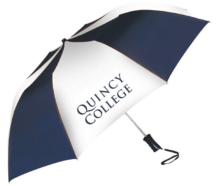 "The Sport" 2-Tone Emblematic Umbrella Automatic Folding 48" Coverage