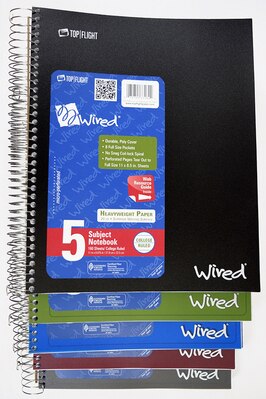 Wired 5 subject notebook CR