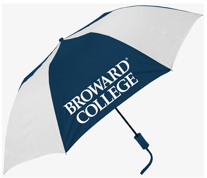 "The Sport" 2-Tone Emblematic Umbrella Automatic Folding 48" Coverage