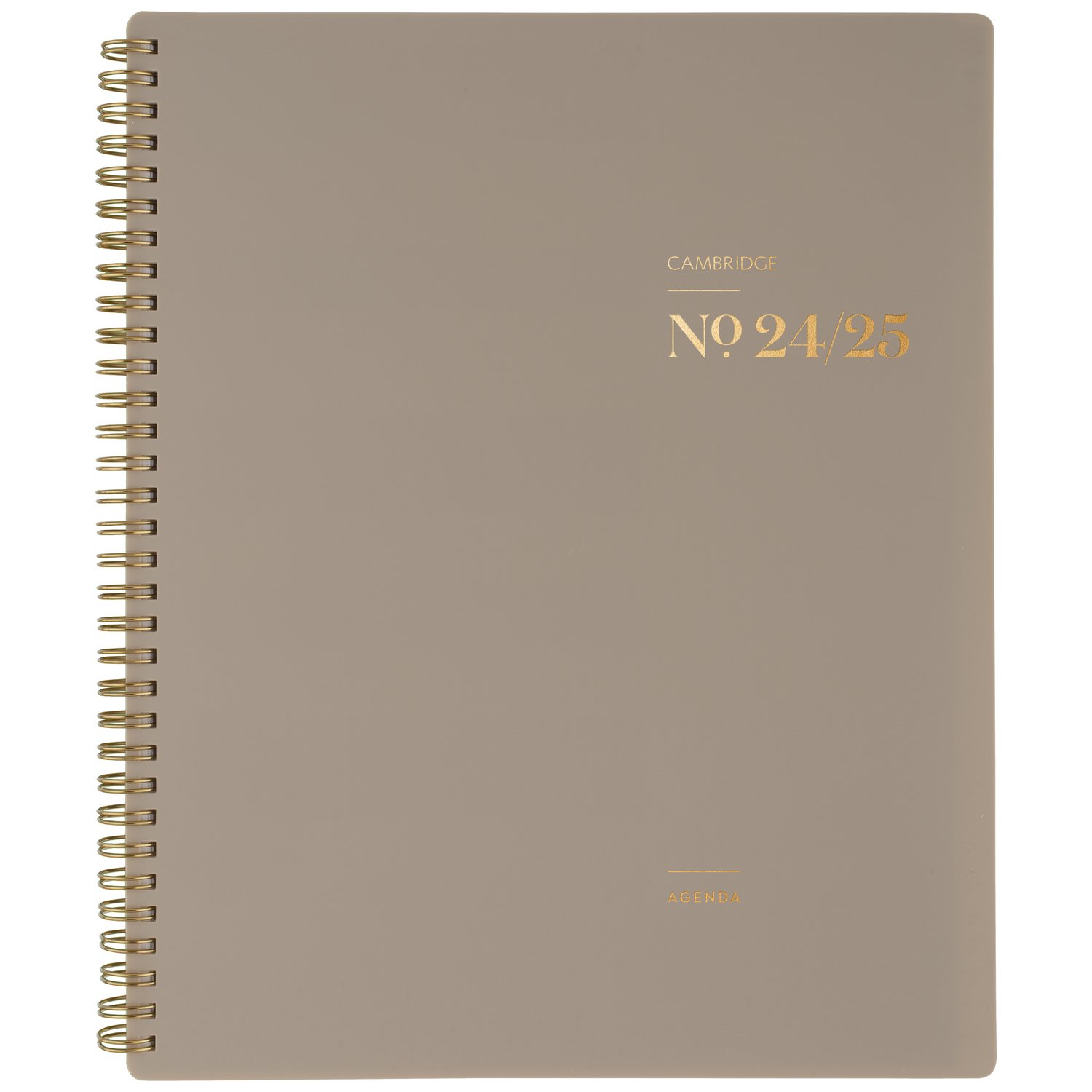 Cambridge Workstyle Large 2024-25 W/M Taupe Classic Planner