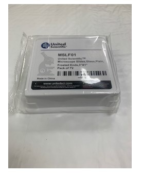 MICRO SLIDES 72pk, frosted end (markable)