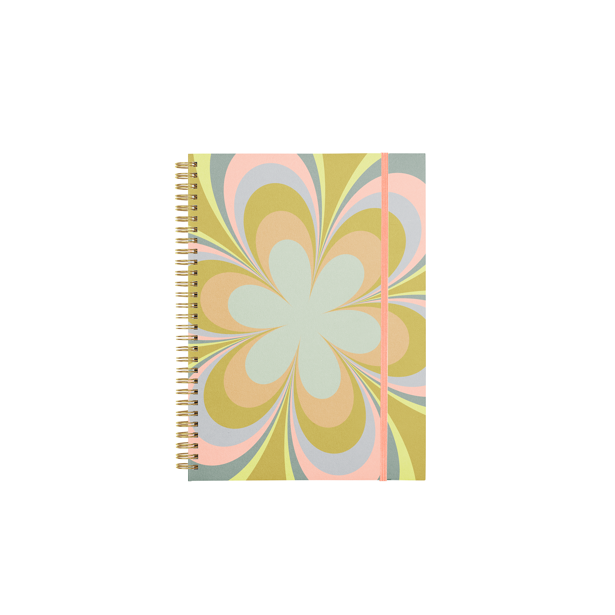 Talking Out of Turn Kaleidoscope Floral Notebook