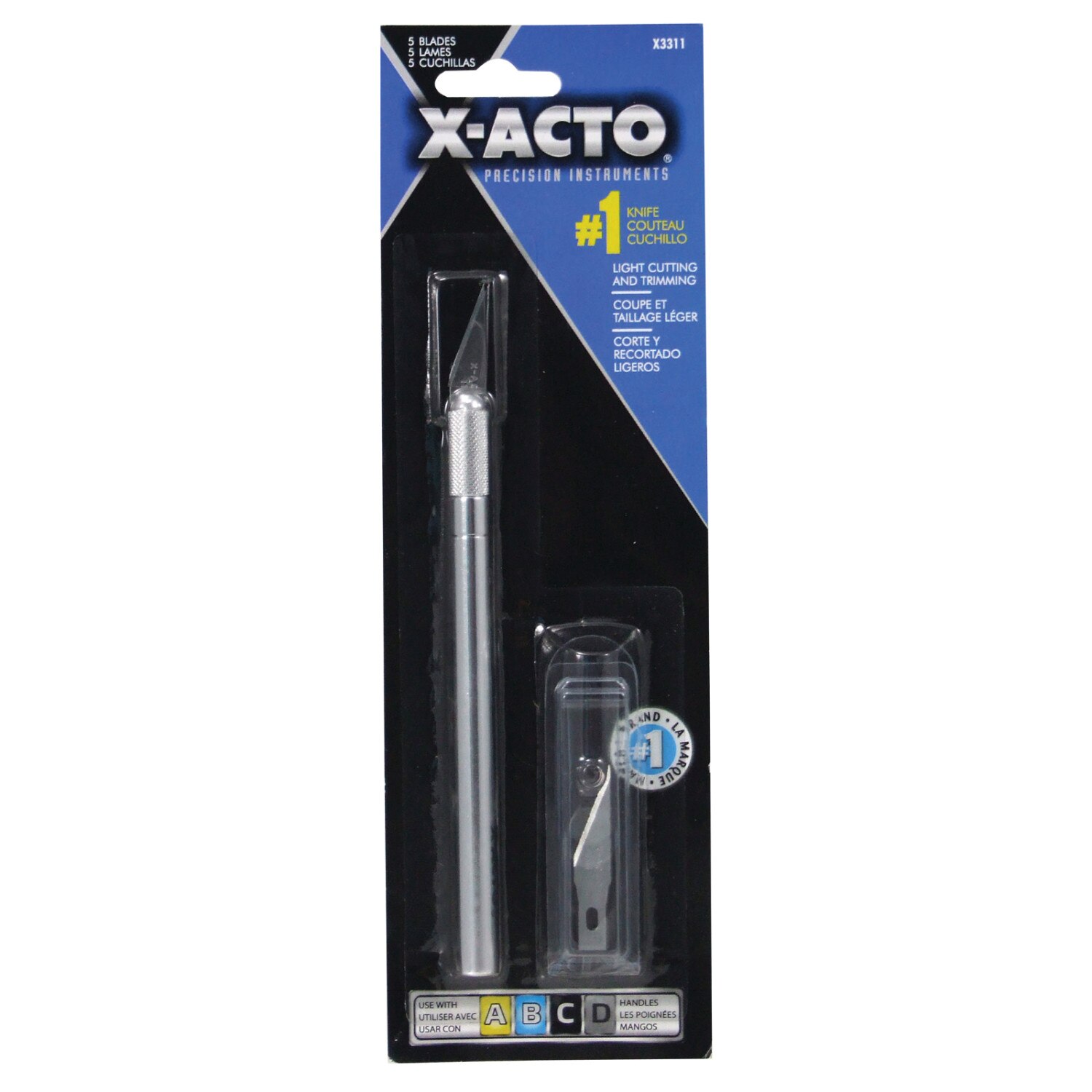X-Acto 1 Knife Set with 5 11 Blades