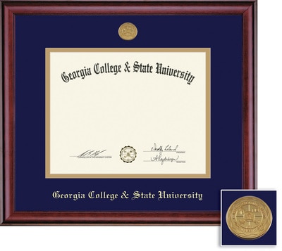 Framing Success 8.5 x 11 Classic Gold Medallion Bachelors Diploma Frame