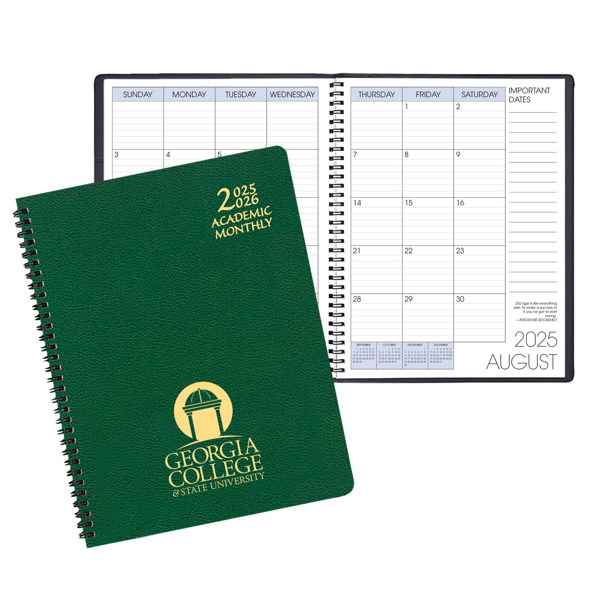 Payne 25-26 Imprinted Academic Monthly Planner 8.5"x11"