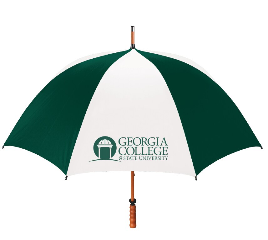"The Eagle" Sporty Wood Shaft Golf Umbrella 62"