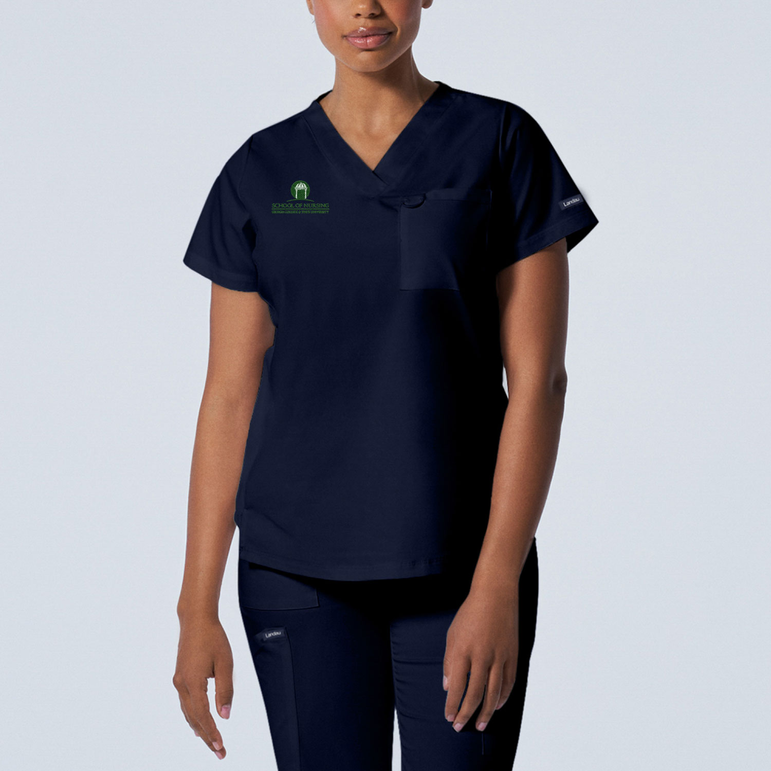 ProFlex Womens V-Neck  Scrub Top (LT107 Logoed)