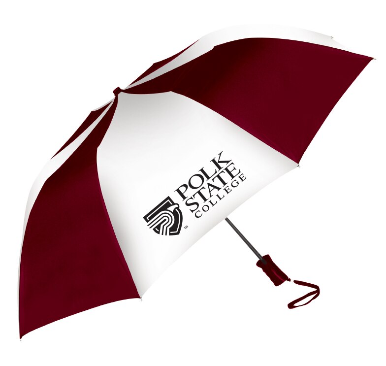 "The Sport" 2-Tone Emblematic Umbrella 48" Auto Folding