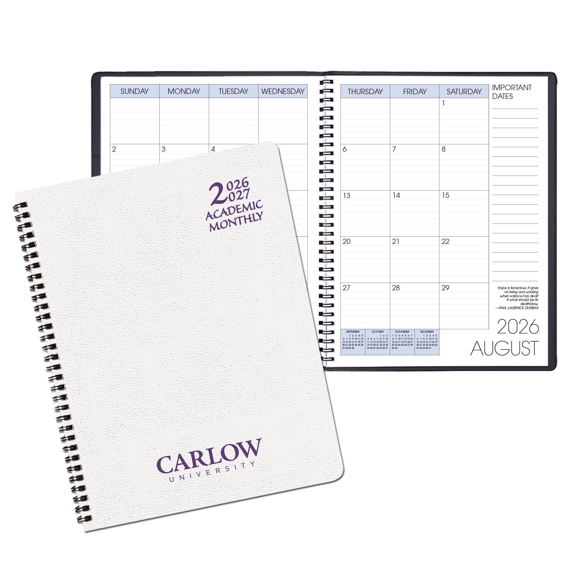 Payne '26-'27 Imprinted Academic Monthly Planner