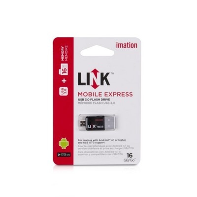 Imation 16GB 2-in-1 Flash Drive