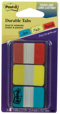 3M Post-it Page Tabs, 36 Tabs