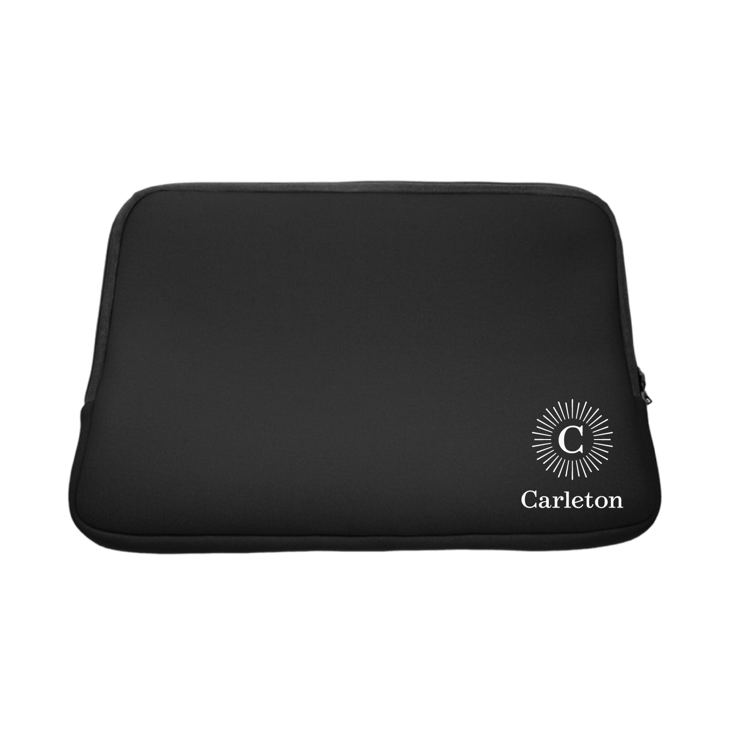 Carelton College - Black Laptop Sleeve, Classic  - 13"