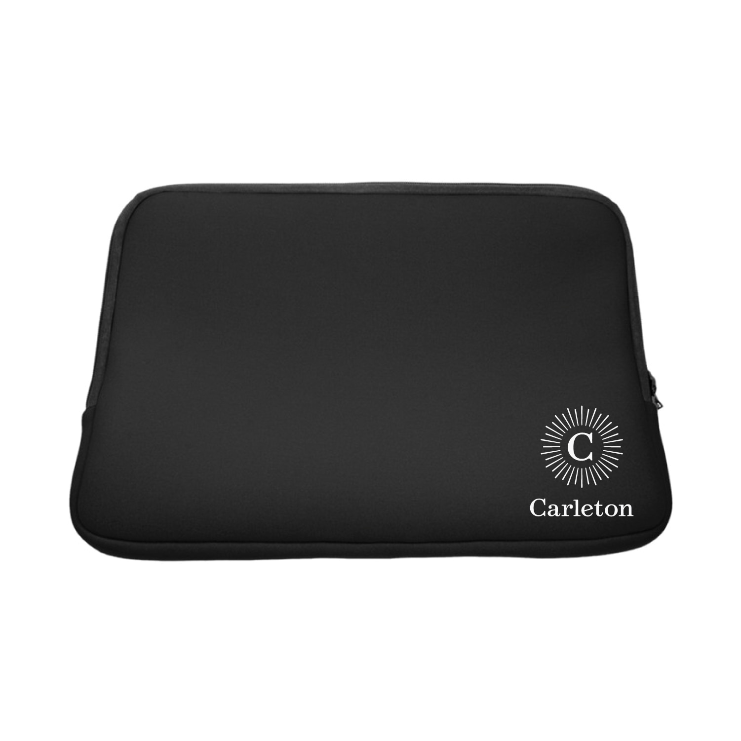 Carelton College - Black Laptop Sleeve, Classic  - 15"