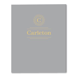 Roaring Twin Pocket Laminated Foil Portfolio 11 x 8.14
