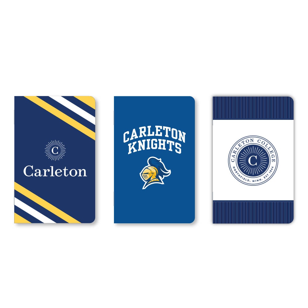 Set of 3 School Spirit Pocket Sized Mini Notebooks