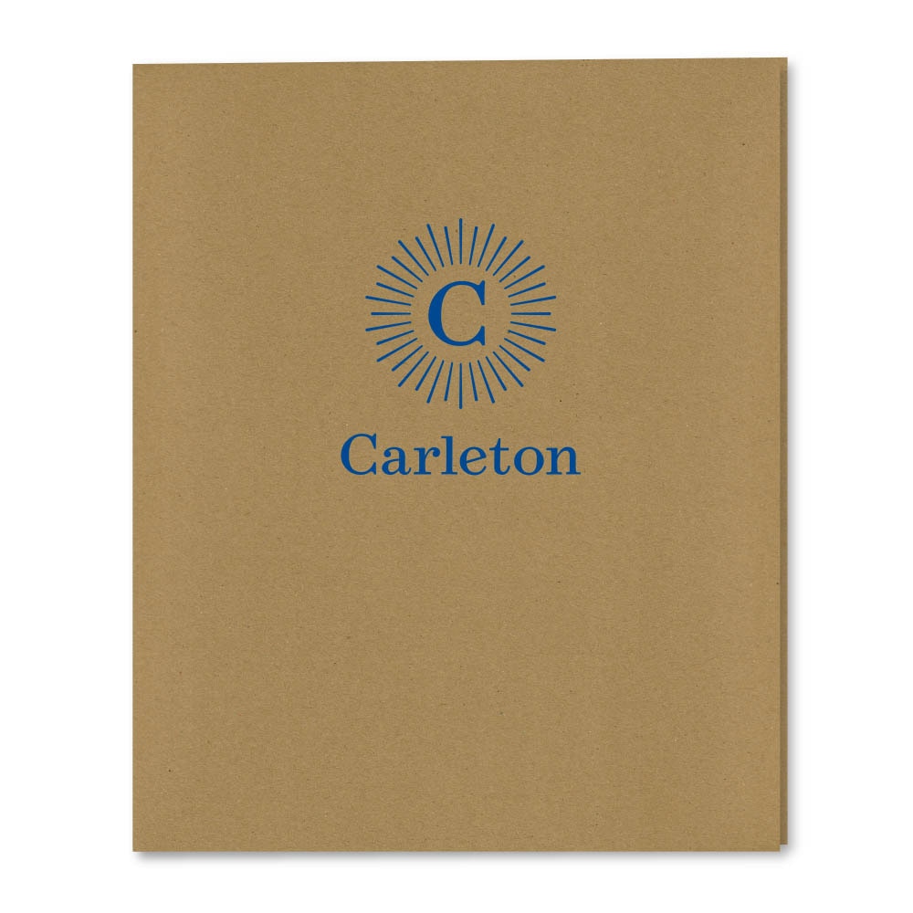 Recycled Emblematic Kraft 2 Pocket Folder