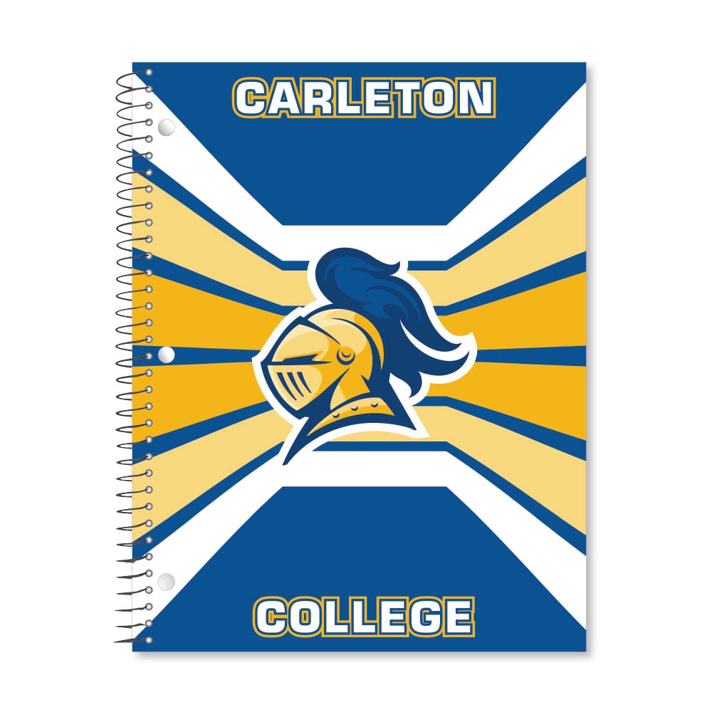 Digi Color Warp 1 Subject 11"x8.5" 70 Count College Ruled Spiral Notebook