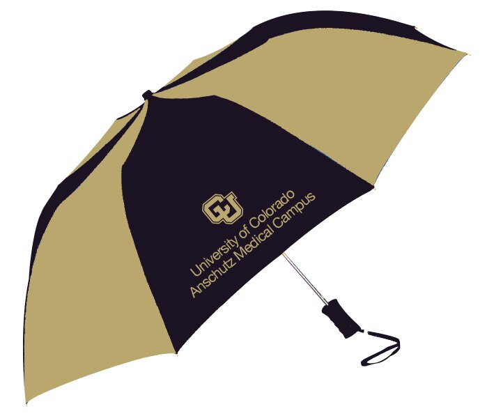 Colorado Buffaloes "The Sport" 2-Tone Emblematic Umbrella Automatic Folding 48" Coverage