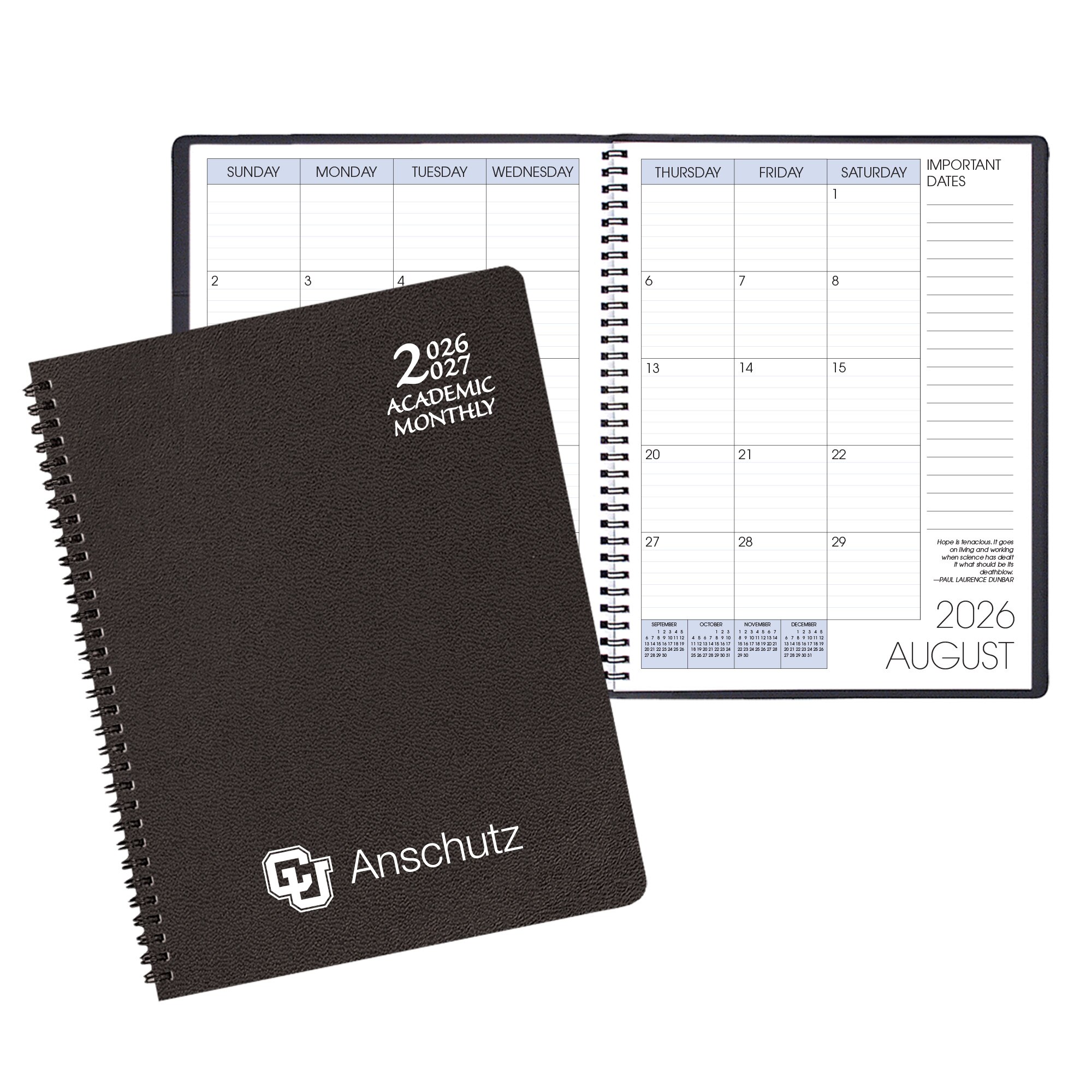 Payne '26-'27 Imprinted Academic Monthly Planner