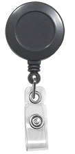 Retractable Id Tag Gray