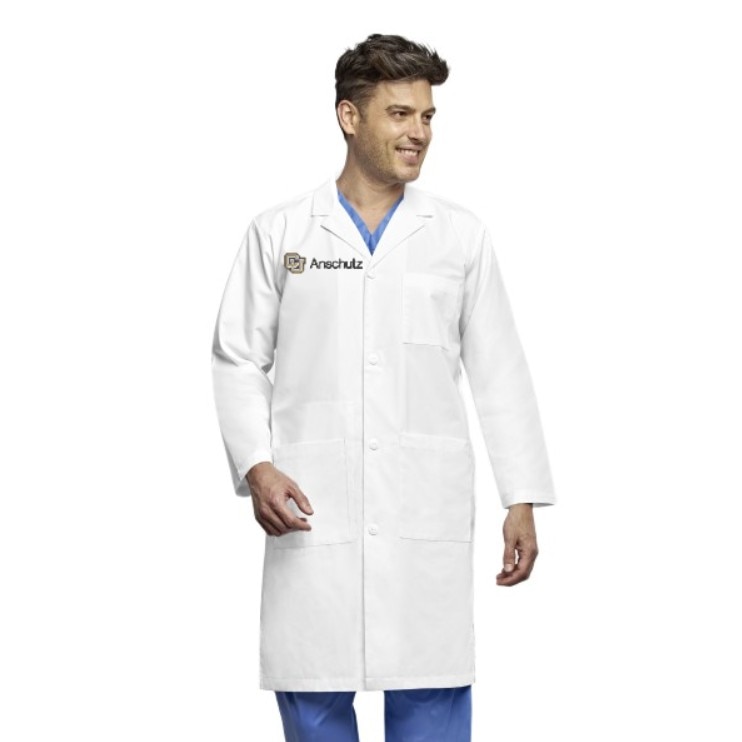 Mens Faculty Lab Coat White