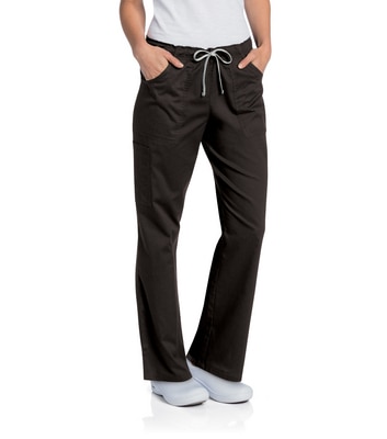 Women's Full Elastic Cargo Scrub Pant (Petite Sizes)