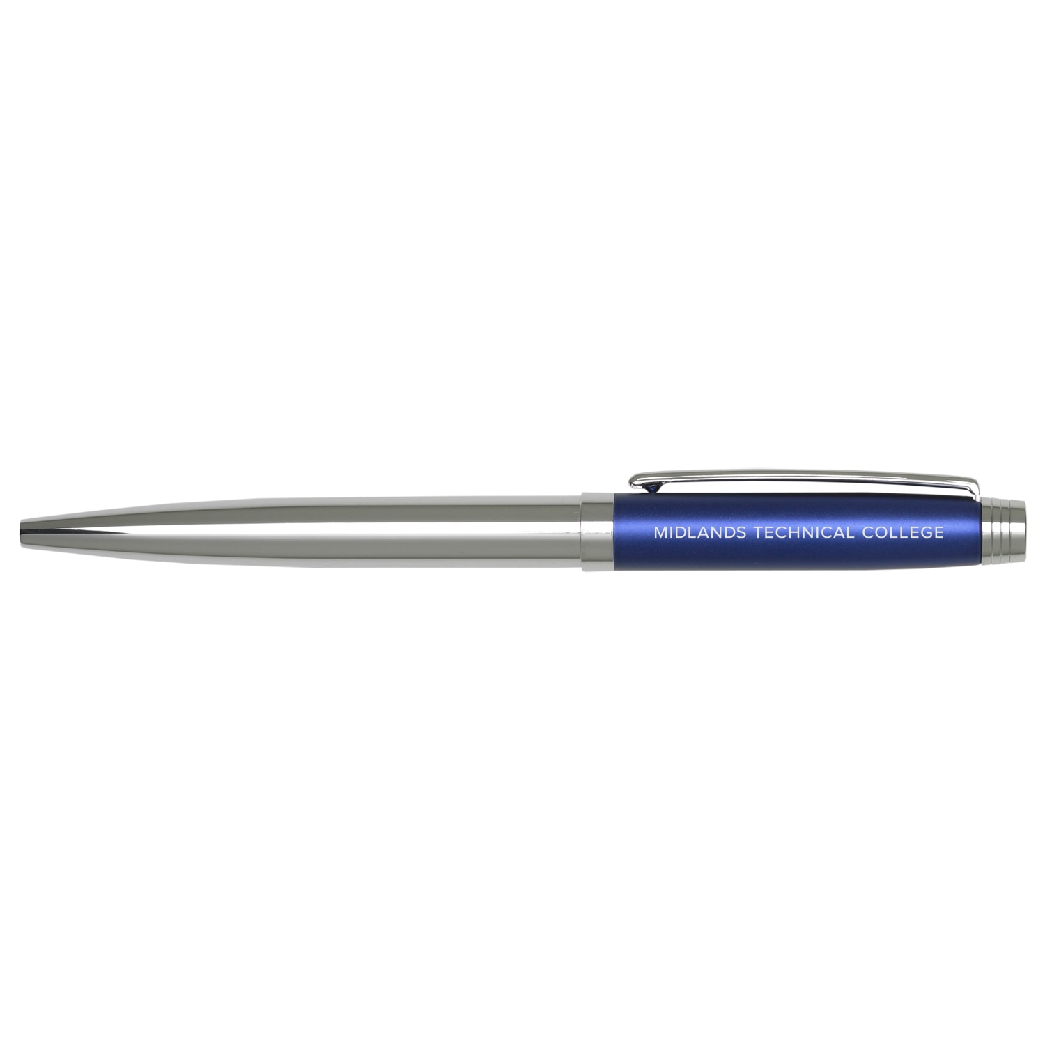 Slim Chrome & Color Ballpoint Pen