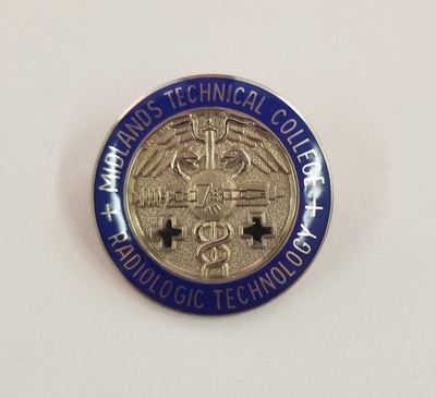 Radiology Tech Pin Silver