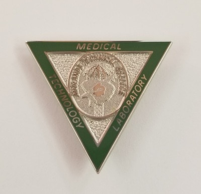 Medical Lab Tech Silver Pin