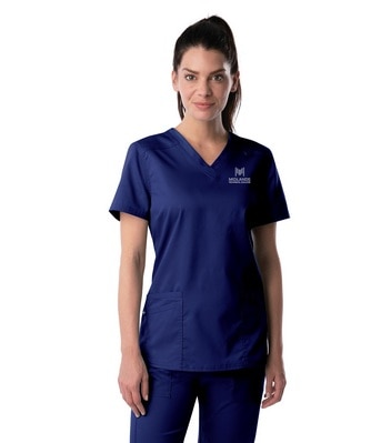 Women's  V-Neck Scrub Top