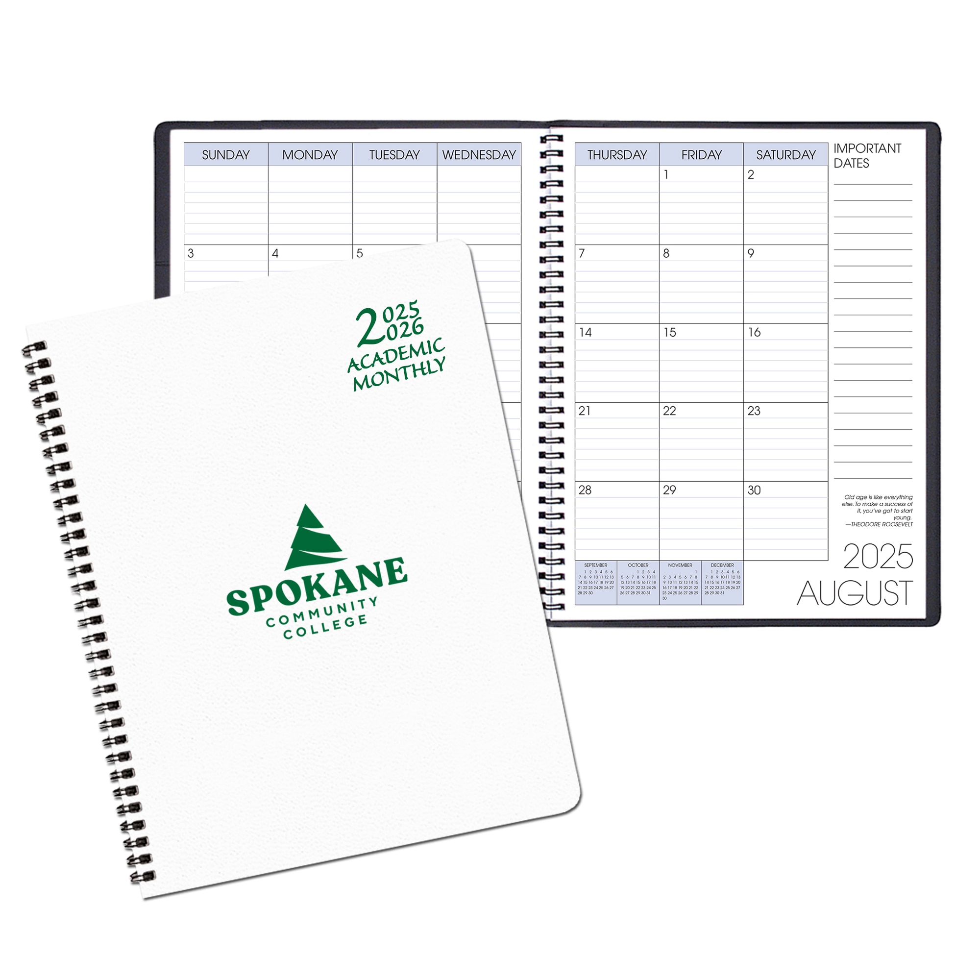 Payne 25-26 Imprinted Academic Monthly Planner 8.5"x11"