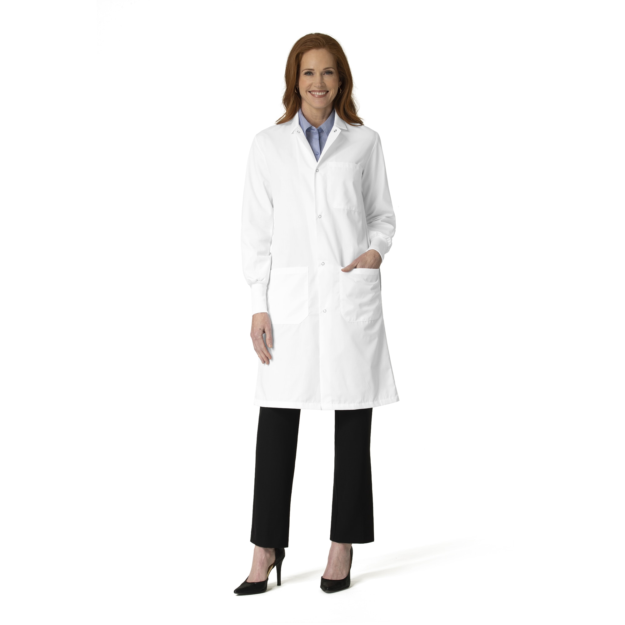 FSH Unisex 80/20 Snap Lab Coat