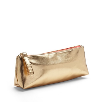 Poppin Gold  Coral Pencil Pouch