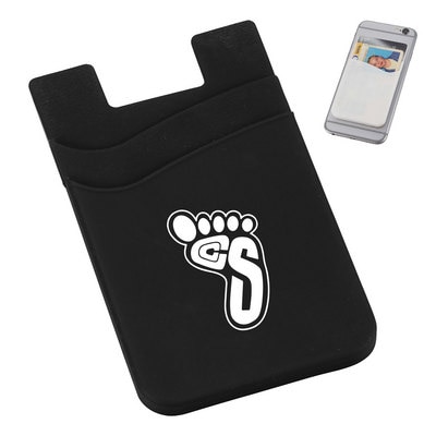 Dual Pocket Cell Phone Wallet Black