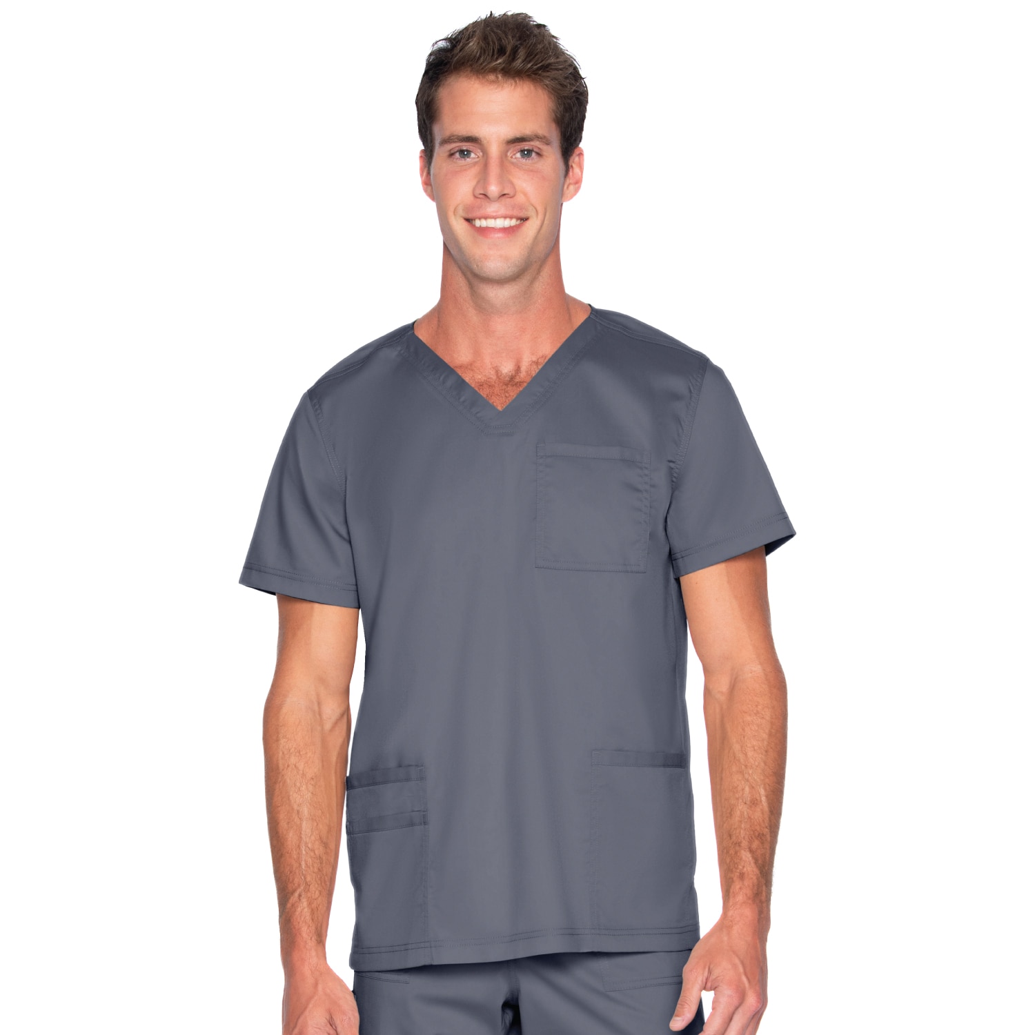 Men's 4 Pocket V-Neck Scrub Top