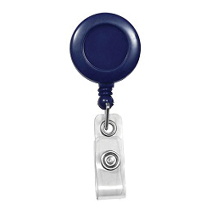 Retractable Id Tag Blue