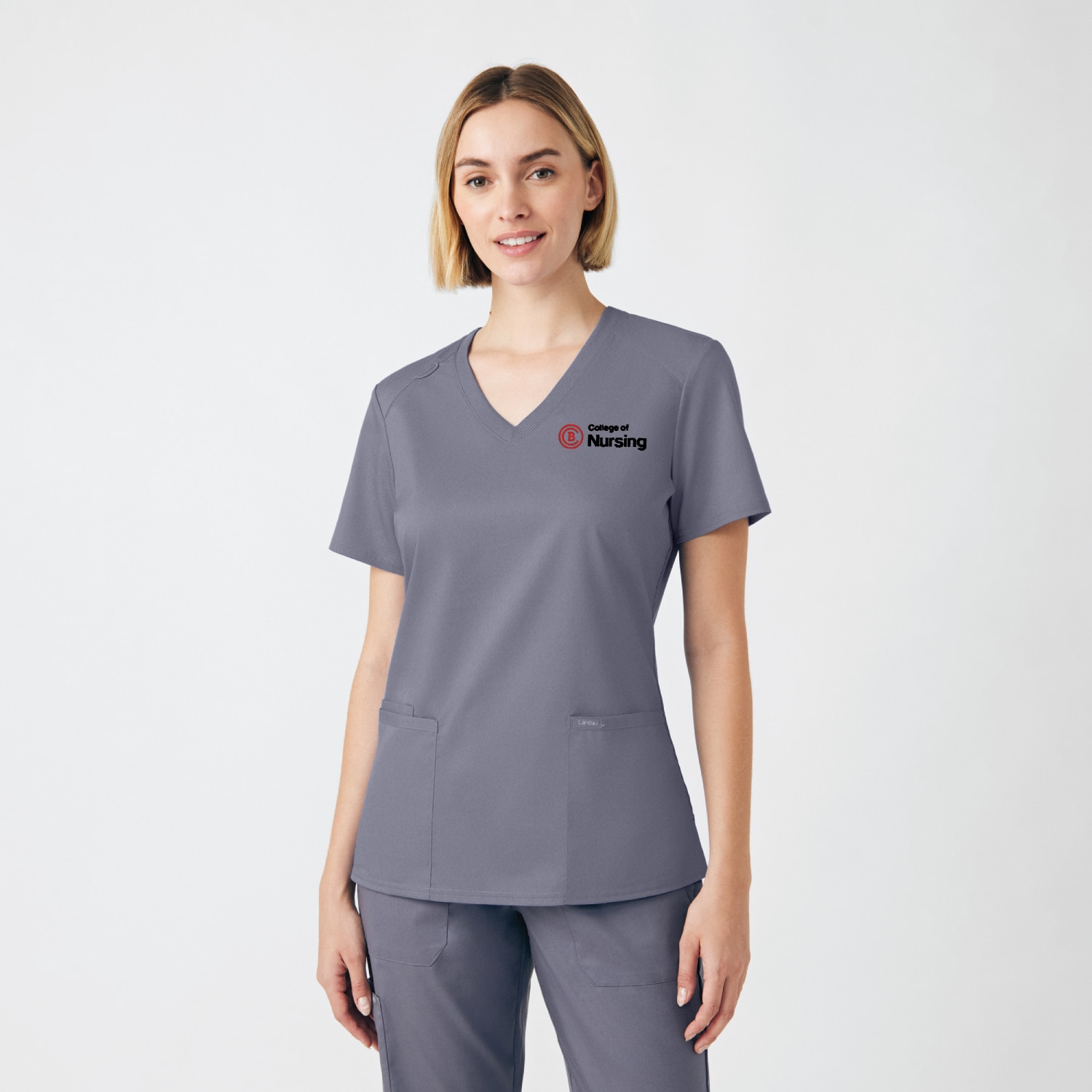 ProFlex Womens V-Neck  Scrub Top (LT105 Logoed)