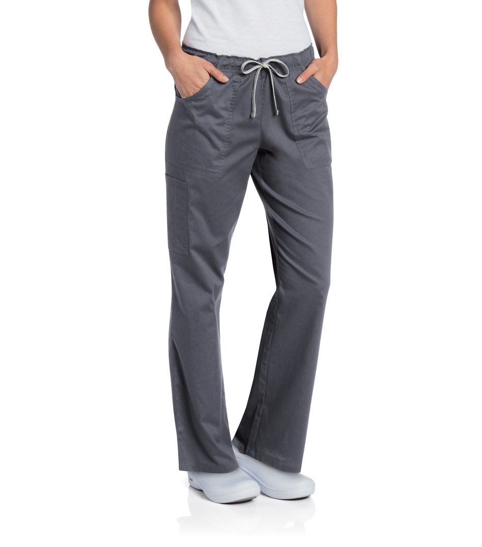 Women's Full Elastic Cargo Scrub Pant