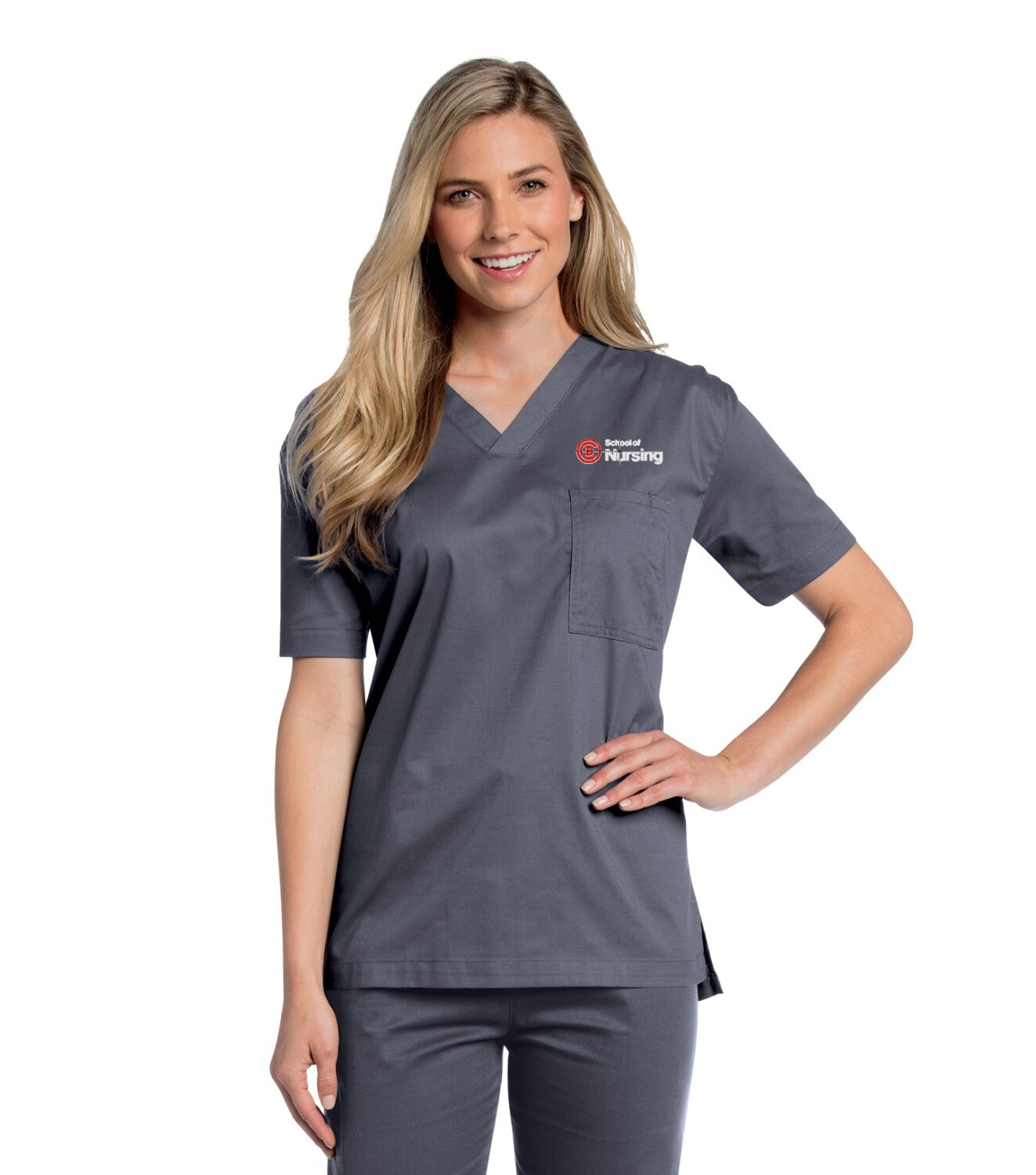 Unisex V-Neck Scrub Top