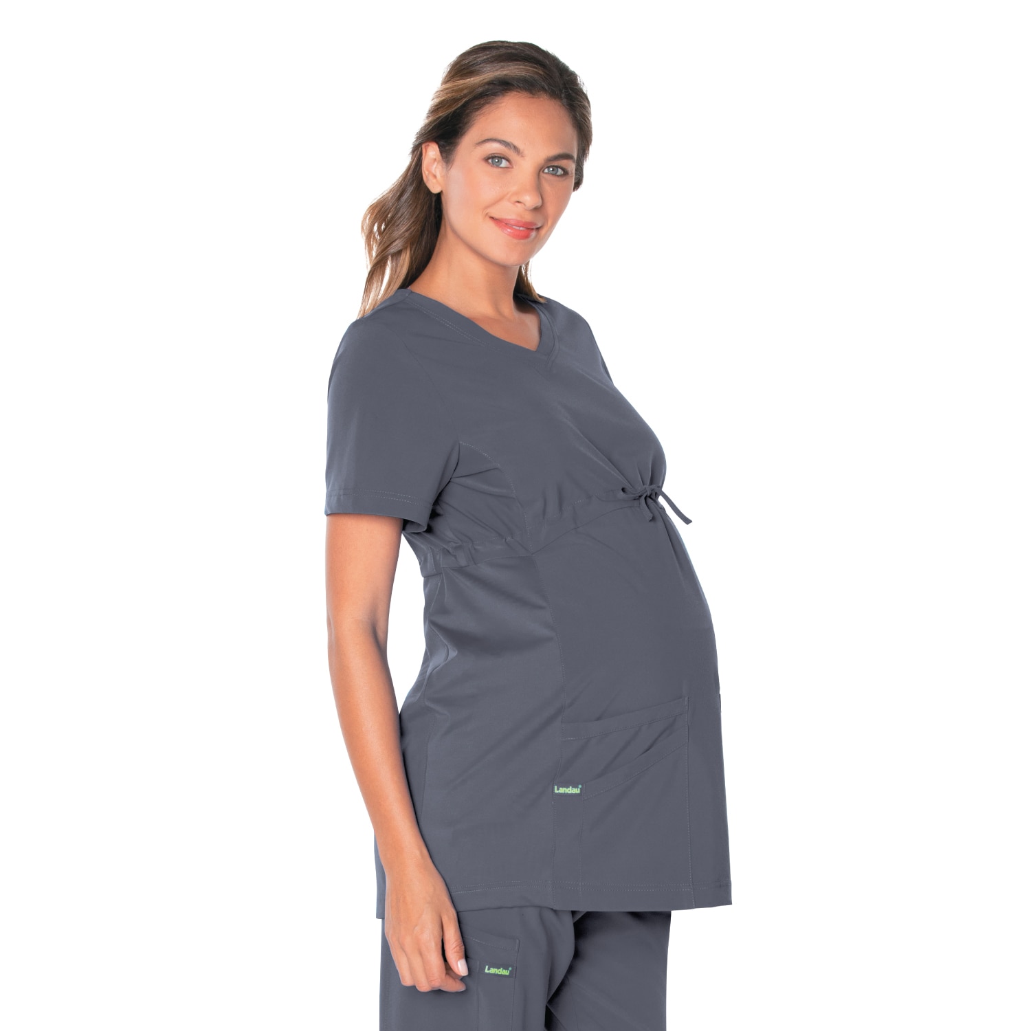 Women'S Maternity Notch Neck Tunic Tier 1