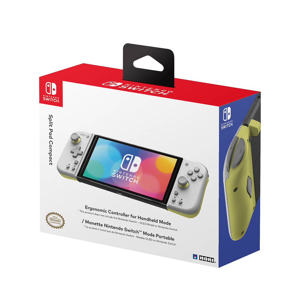 Hori Nintendo Switch Split Pad Compact Gray/Yellow