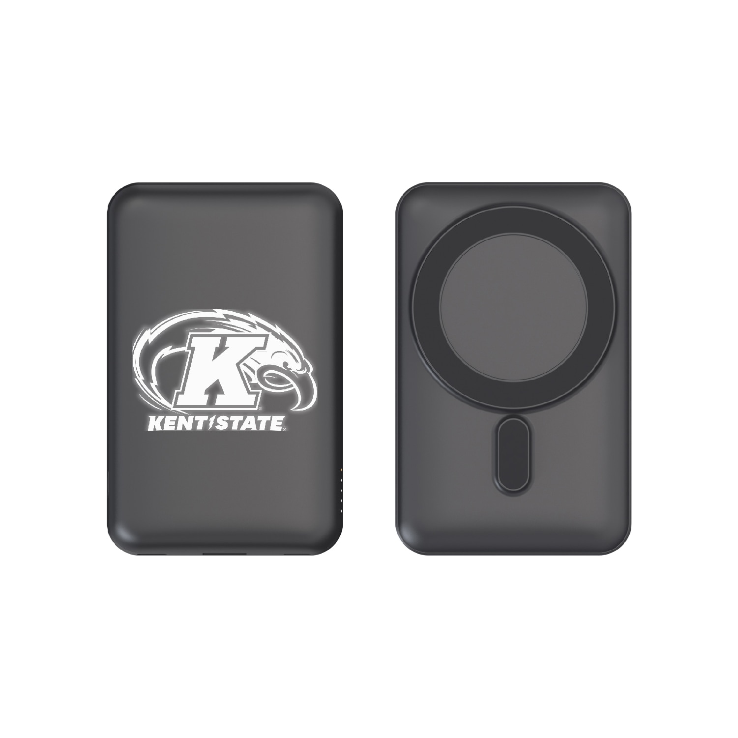 Kent State University Mag Safe Compatible Power Bank, Black, Alumni