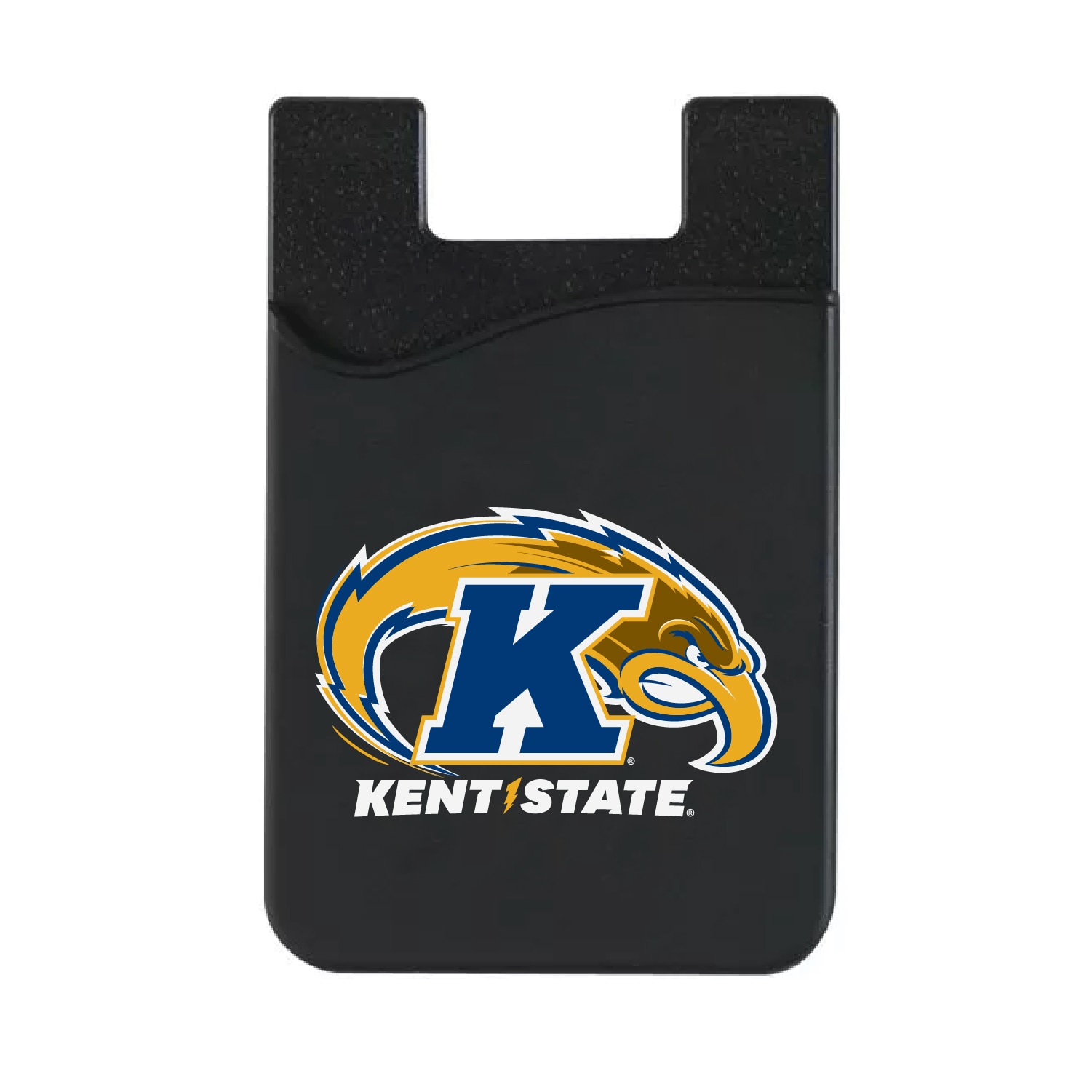 Kent State University Leather Wallet Sleeve (Top Load), Black, Classic