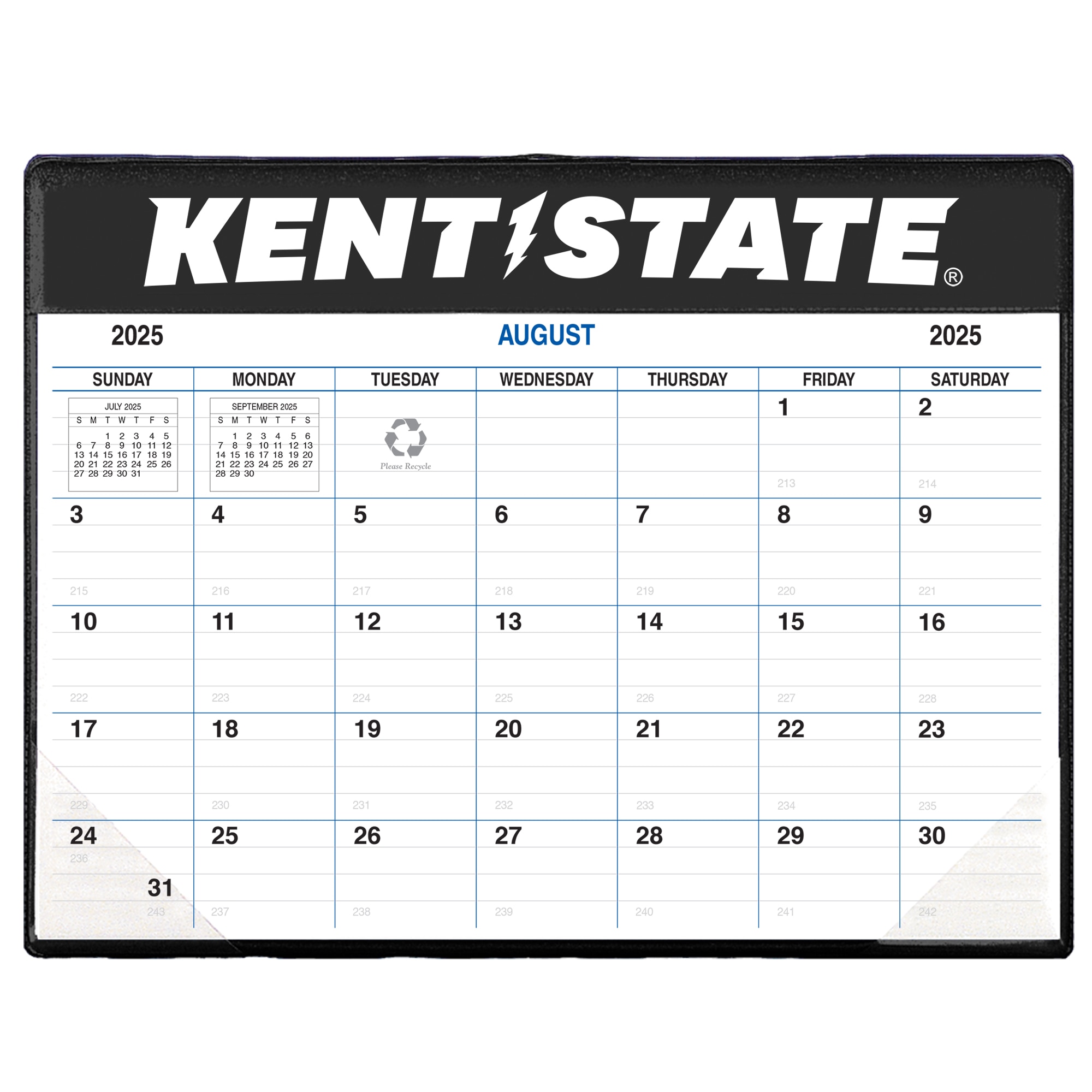 Payne 25-26 Imprinted Academic Calendar Pad Planner 8.5"x11"