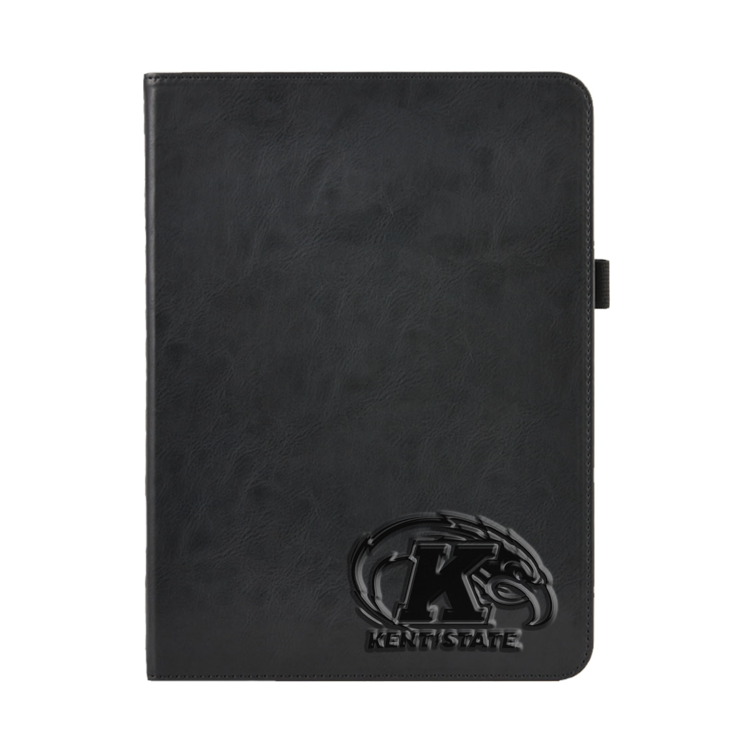 Kent State University V2 Black Leather Folio Tablet Case, Alumni V2 - iPad Air (4th gen)