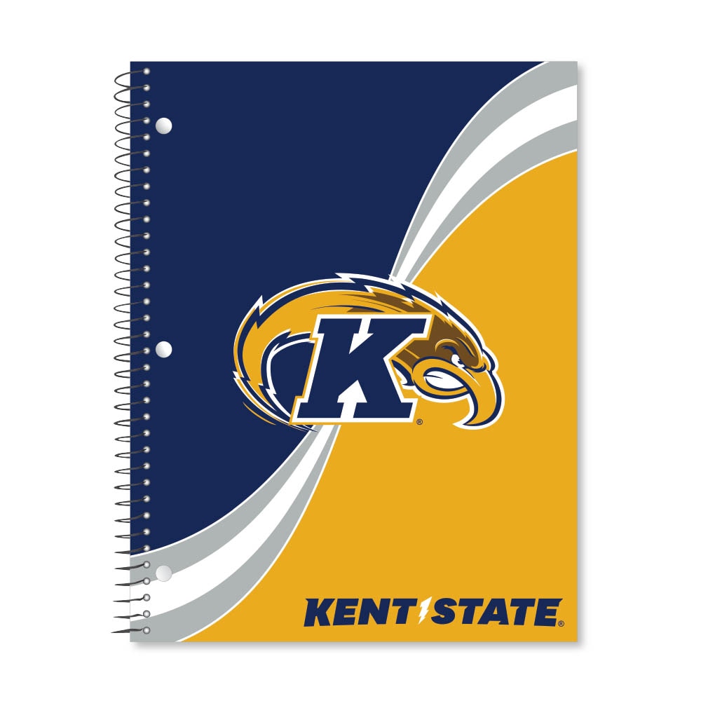 Digi Curve Divide 1 Subject 11"x8.5" 70 Count College Ruled Spiral Notebook