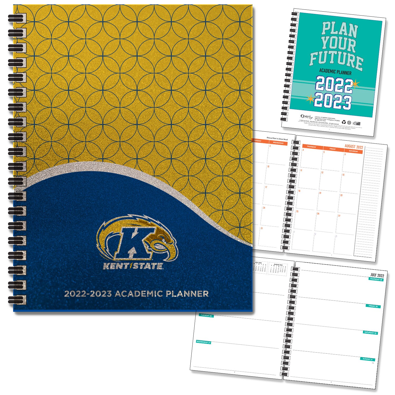 FY 23 Traditional Glitter - Mascot Imprinted Planner  7x9