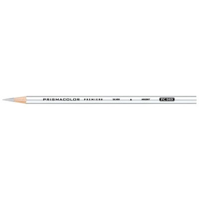 Prismacolor Premier Thick Core Colored Pencil, Metallic Silver